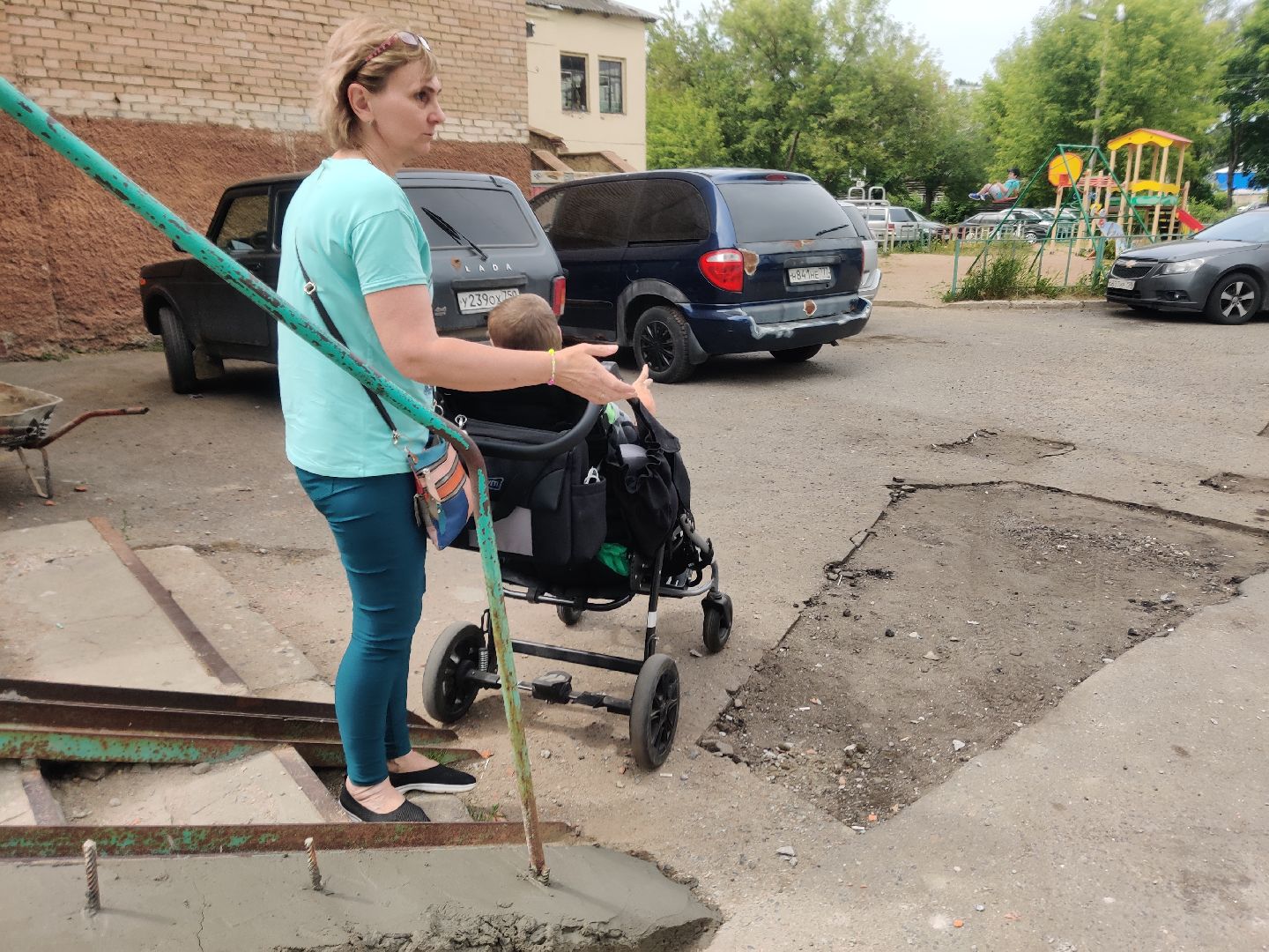 Красноармейск, Пушкинский, ЖКХ, пандус, ремонт лестницы