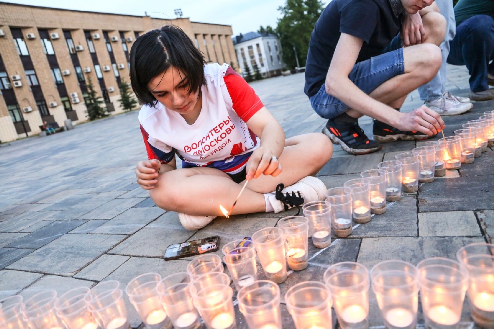 Домодедово, свеча памяти, день памяти