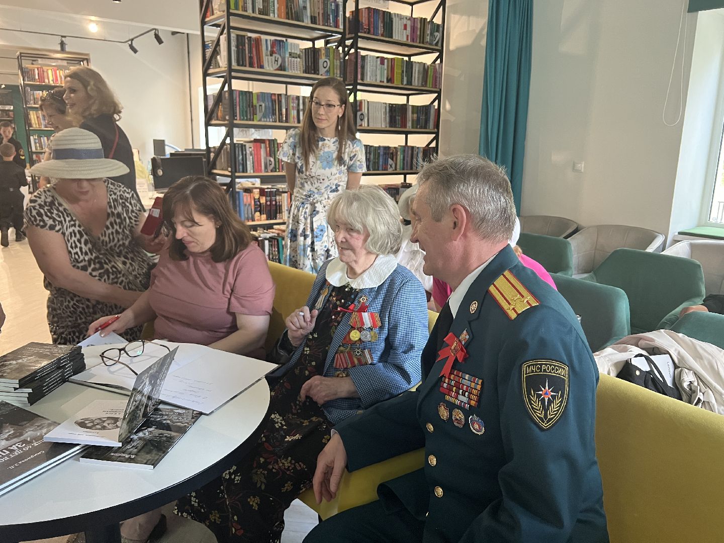 Химки, библиотека, День памяти и скорби, ветеран