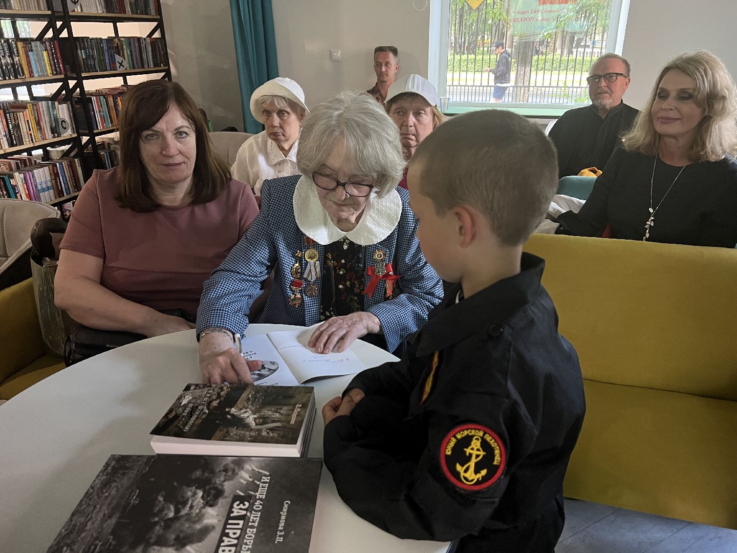 Химки, библиотека, День памяти и скорби, ветеран