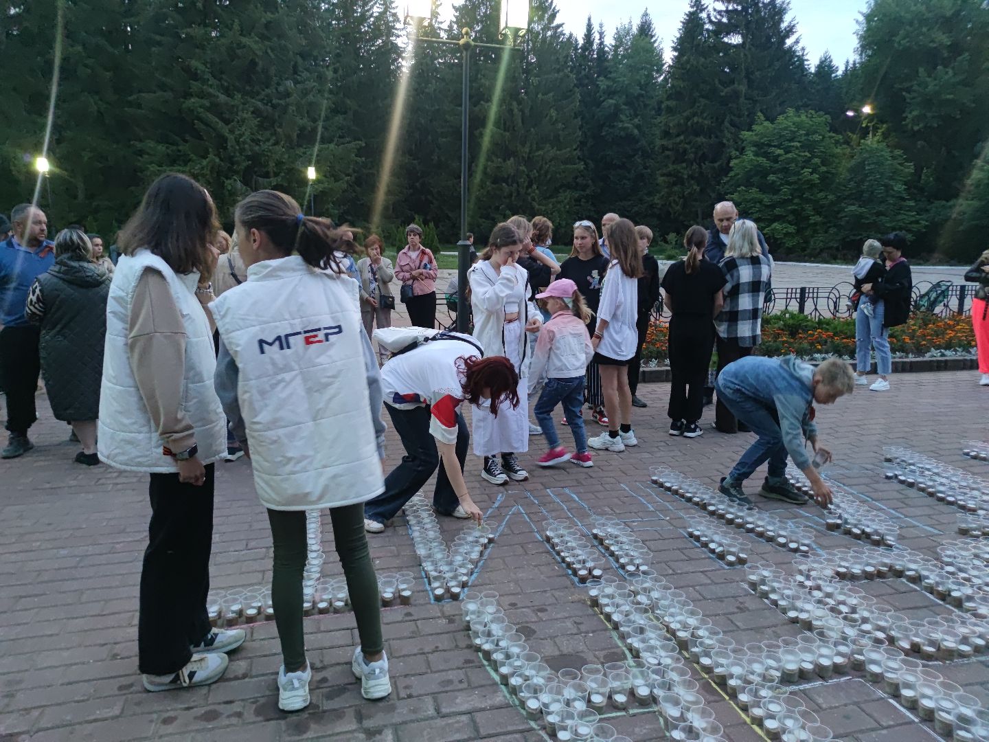 Свеча памяти, акция, День памяти и скорби, Дубна