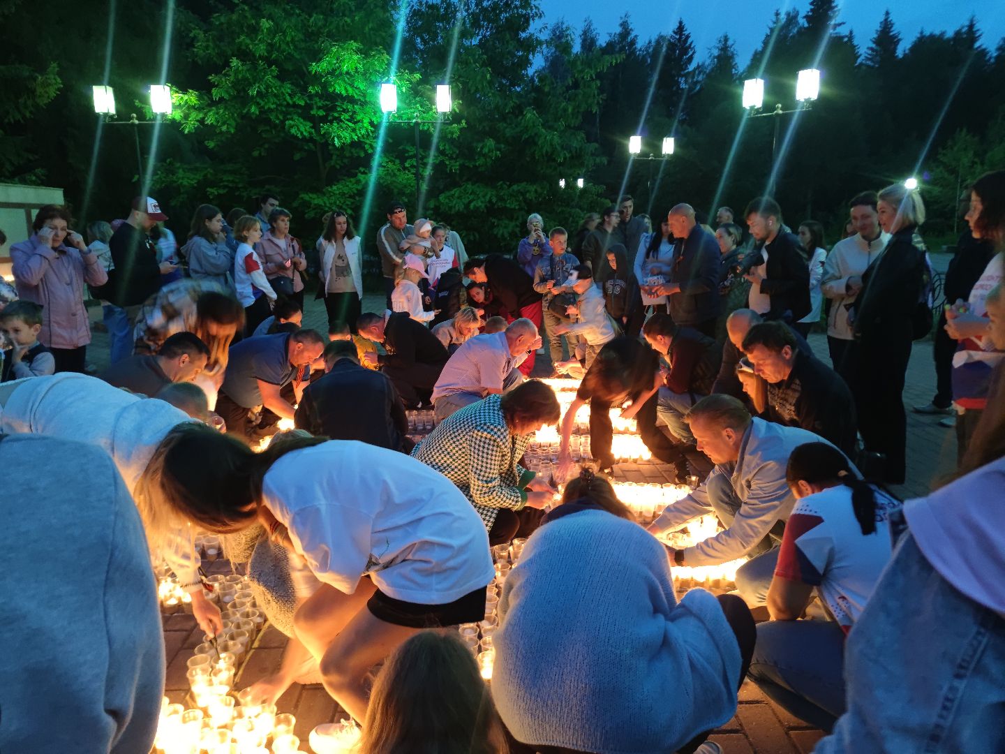 Свеча памяти, акция, День памяти и скорби, Дубна