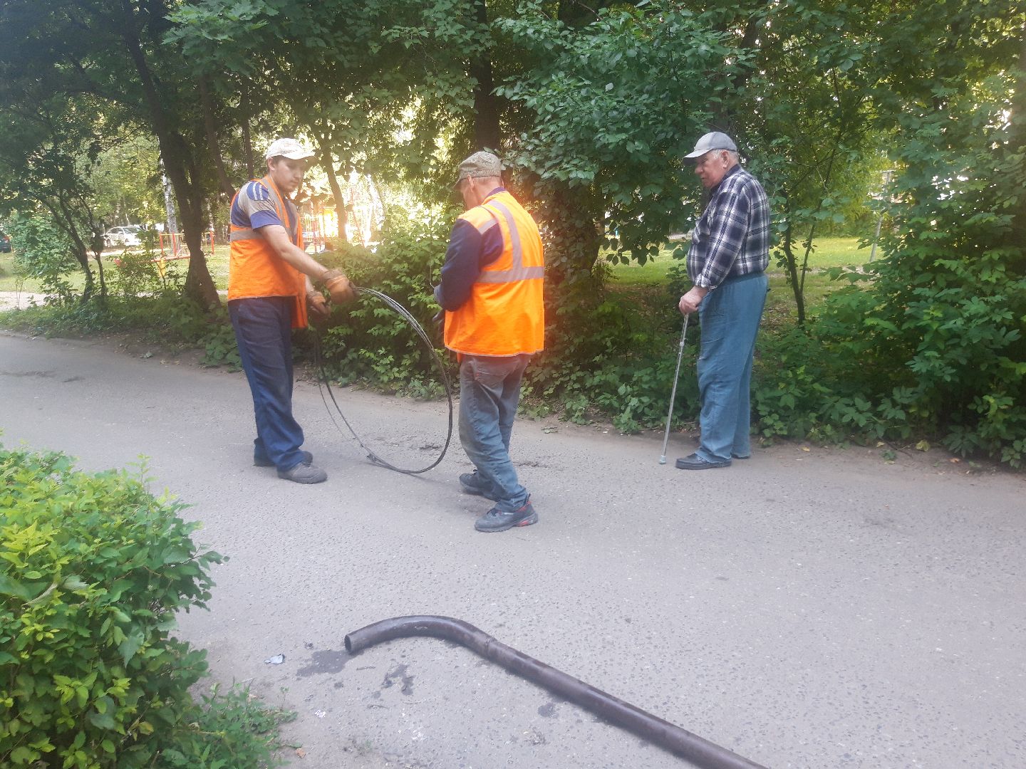 двор, доброе дело,