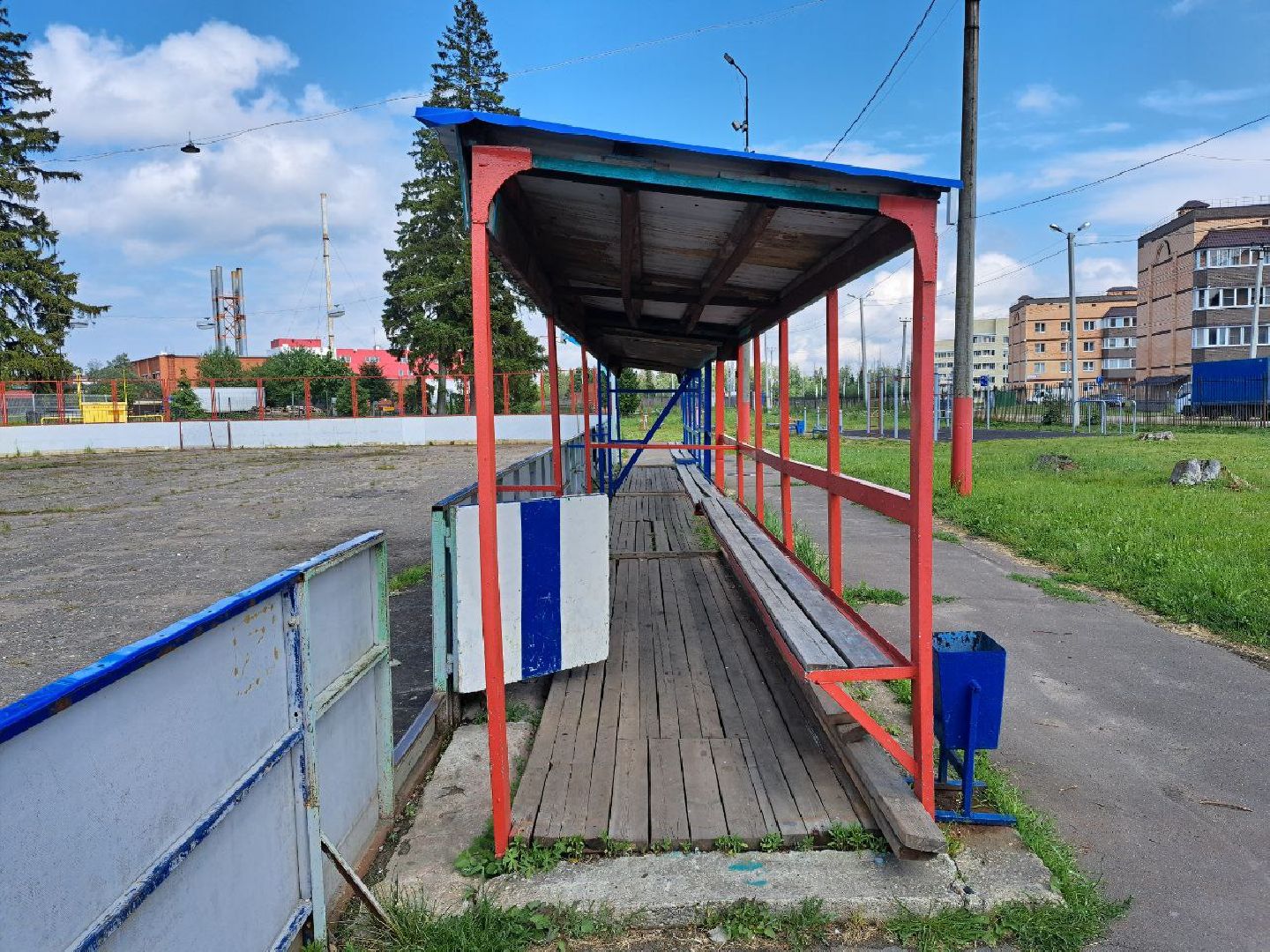 Тучково, хоккейная площадка, реконструкция, спорт, хоккей,