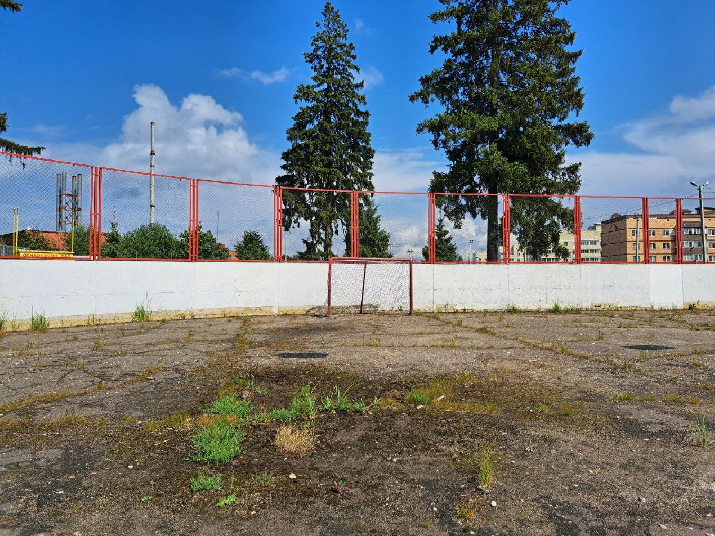 Тучково, хоккейная площадка, реконструкция, спорт, хоккей,