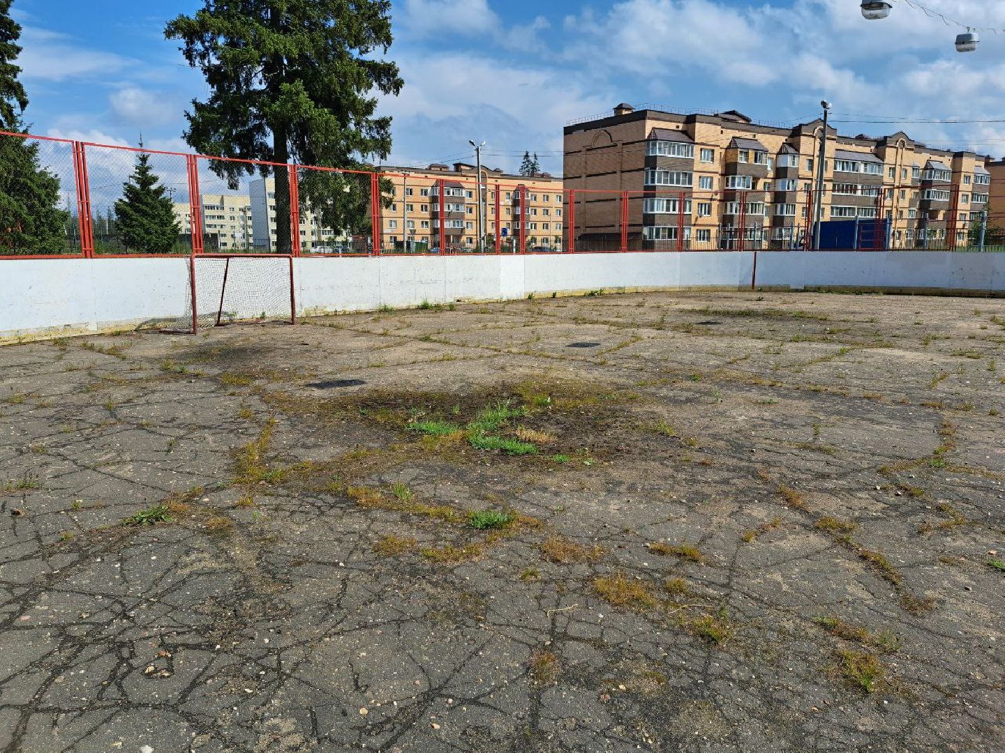 Тучково, хоккейная площадка, реконструкция, спорт, хоккей,