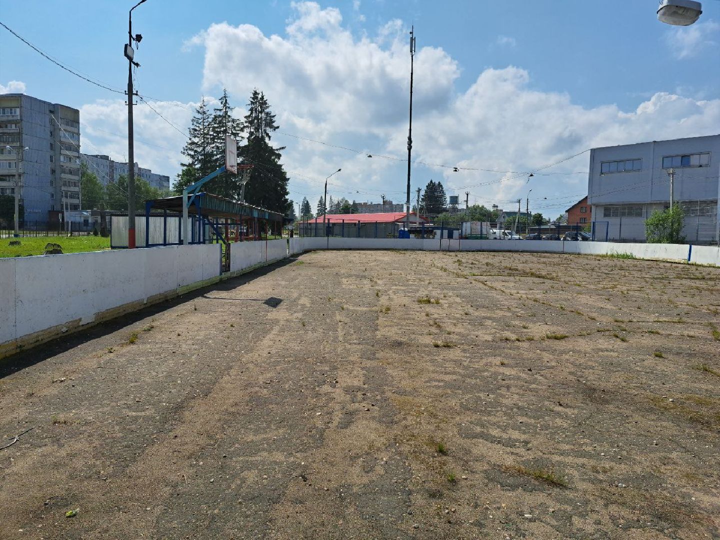 Тучково, хоккейная площадка, реконструкция, спорт, хоккей,