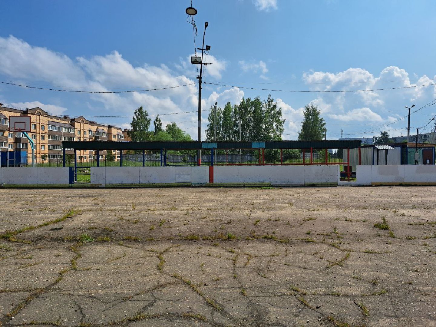 Тучково, хоккейная площадка, реконструкция, спорт, хоккей,