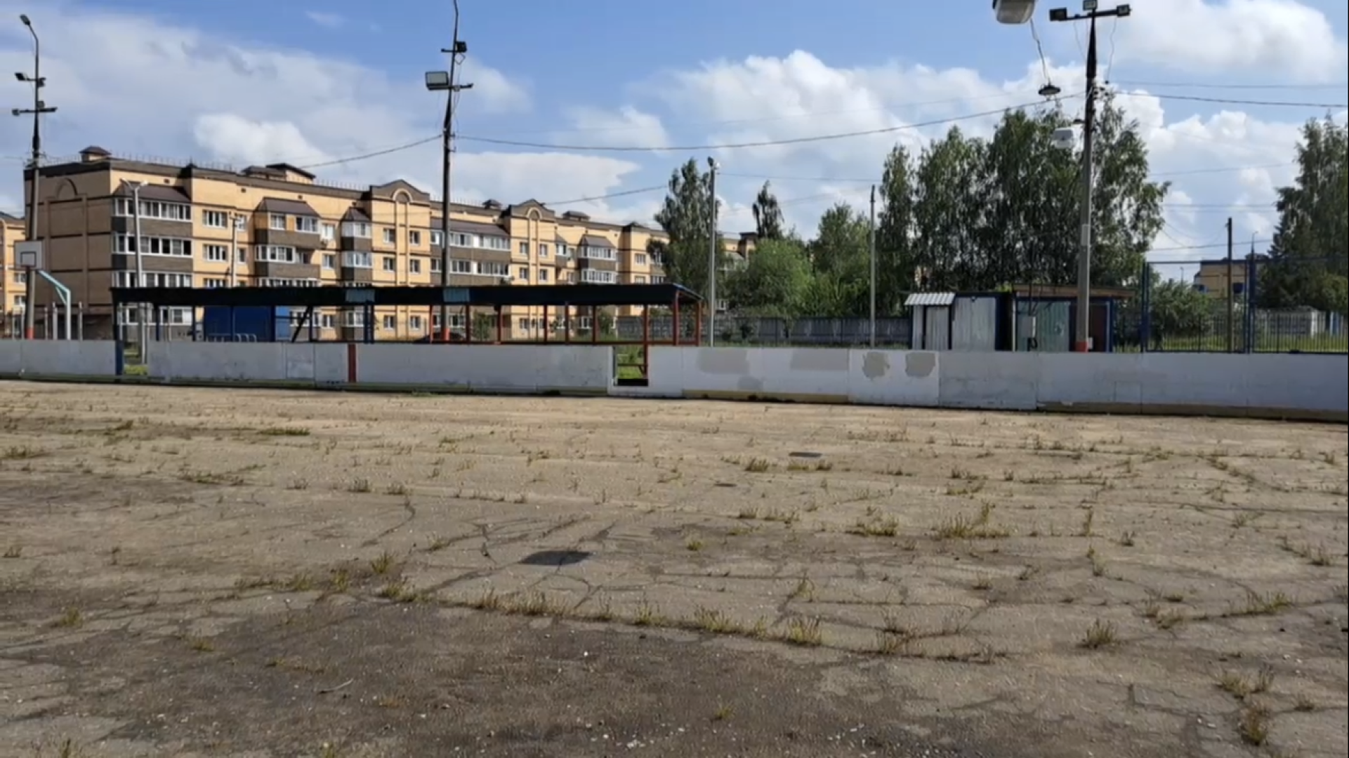 Тучково, хоккейная площадка, реконструкция, спорт, хоккей,