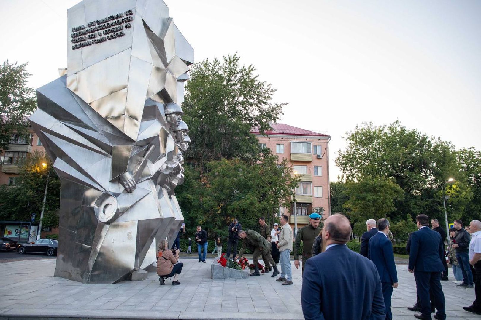 Подольск, мемориал, День памяти и скорби, возложение