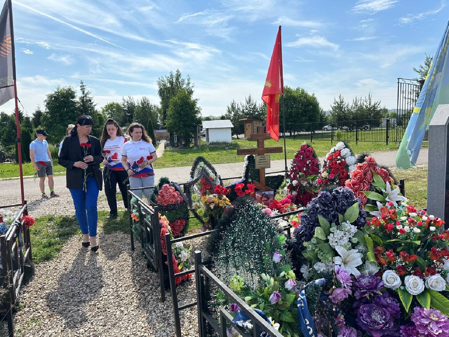 Подольск, мемориал, День памяти и скорби, возложение