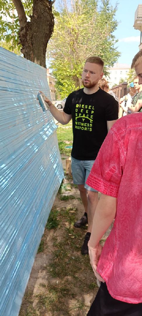 Подольск, граффити, детский лагерь, отдых, рисование, дети