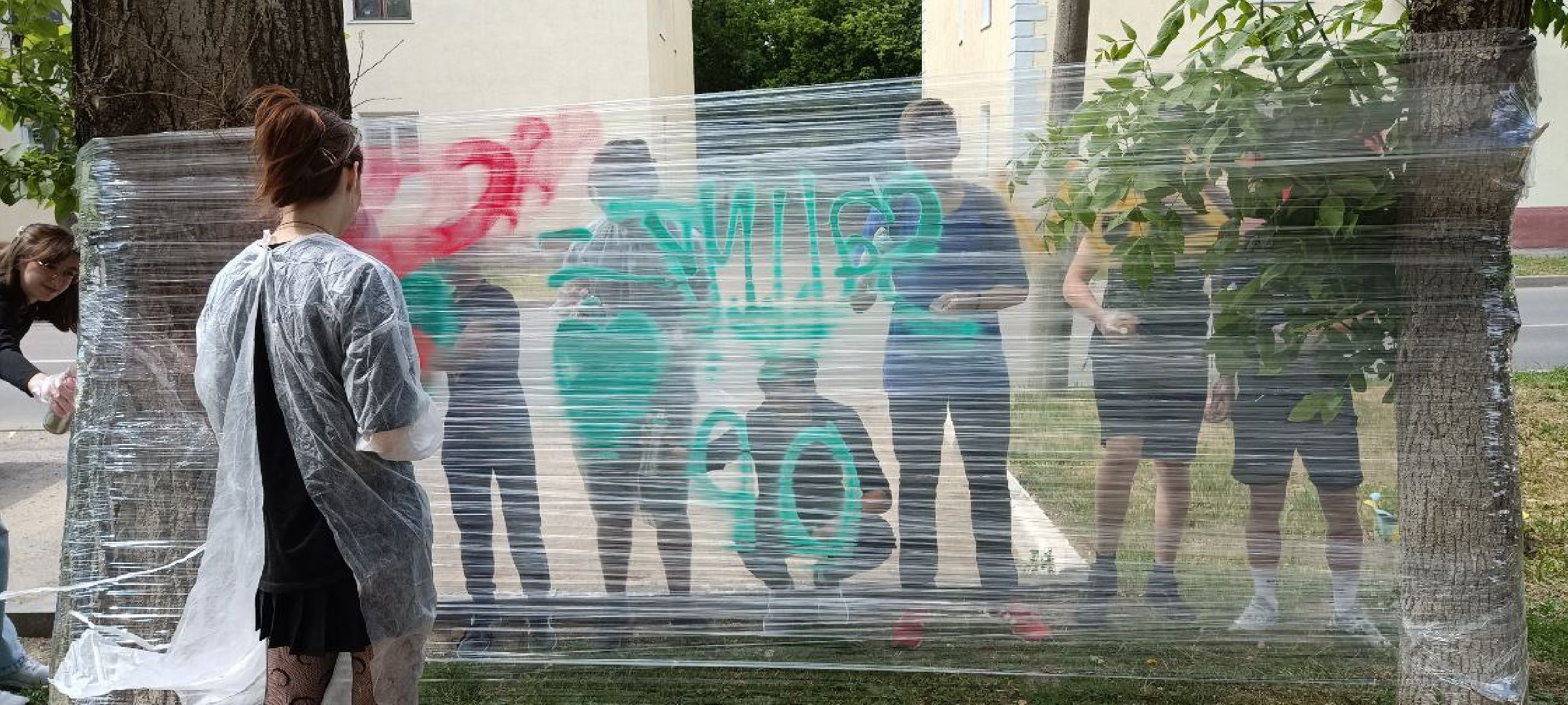 Подольск, граффити, детский лагерь, отдых, рисование, дети