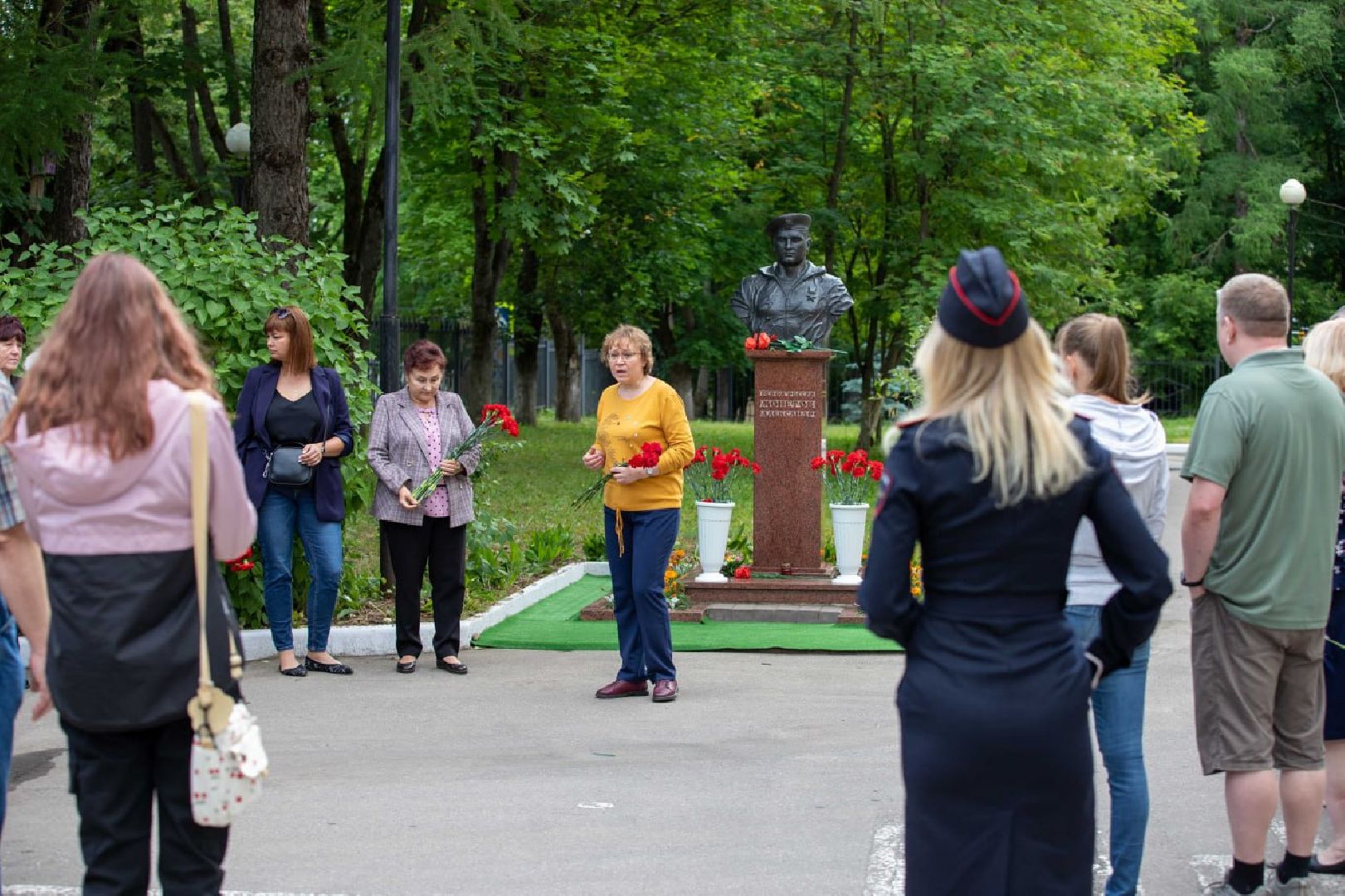 Подольск, Герой России, Александр Монетов, память, возложение цветов