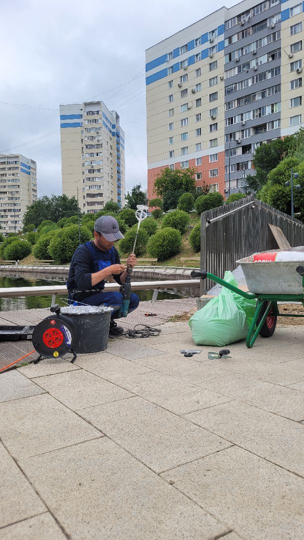 жкх; благоустройство; ремонт; мост; видное