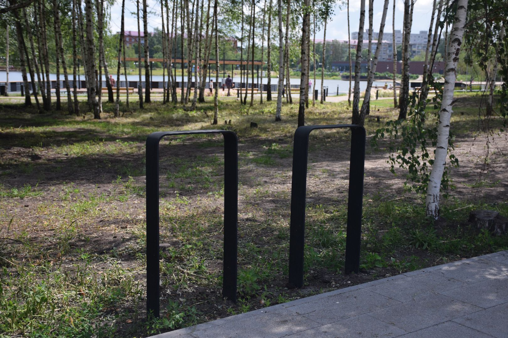 Электрогорск, городской округ Павловский Посад, благоустройство, строительство, отдых, озеро, набережная, люди