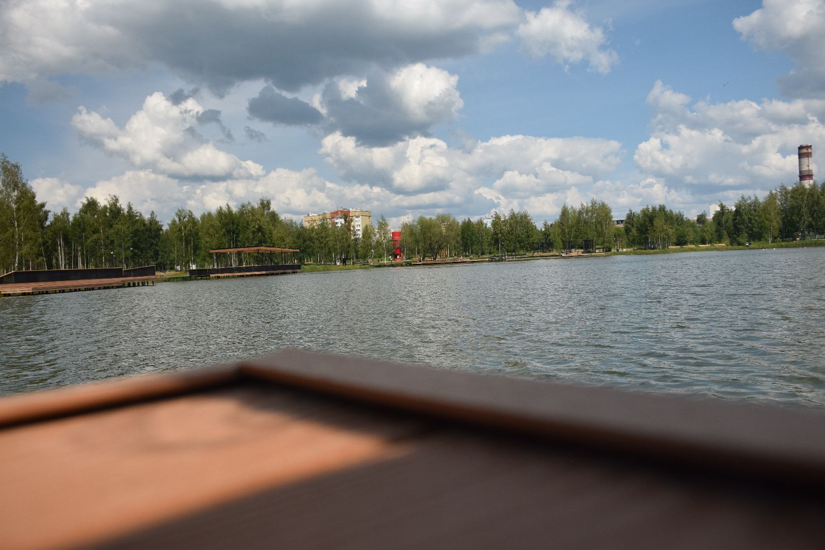 Электрогорск, городской округ Павловский Посад, благоустройство, строительство, отдых, озеро, набережная, люди