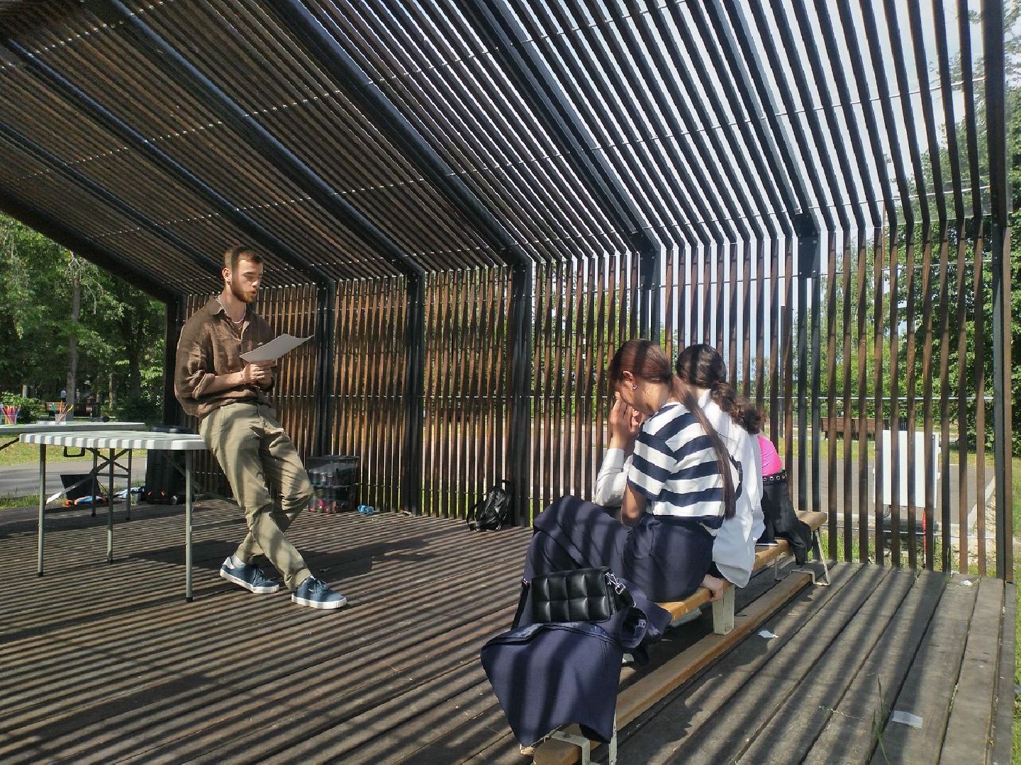 лекторий, дети, парк, Лосино-Петровский