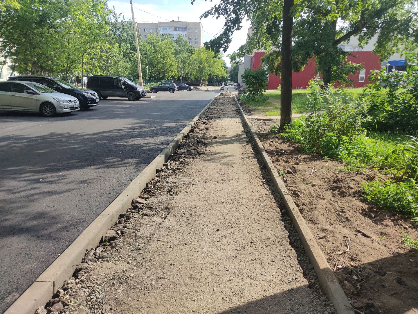 Ремонт дороги, плановый ремонт, асфальт, Дубна