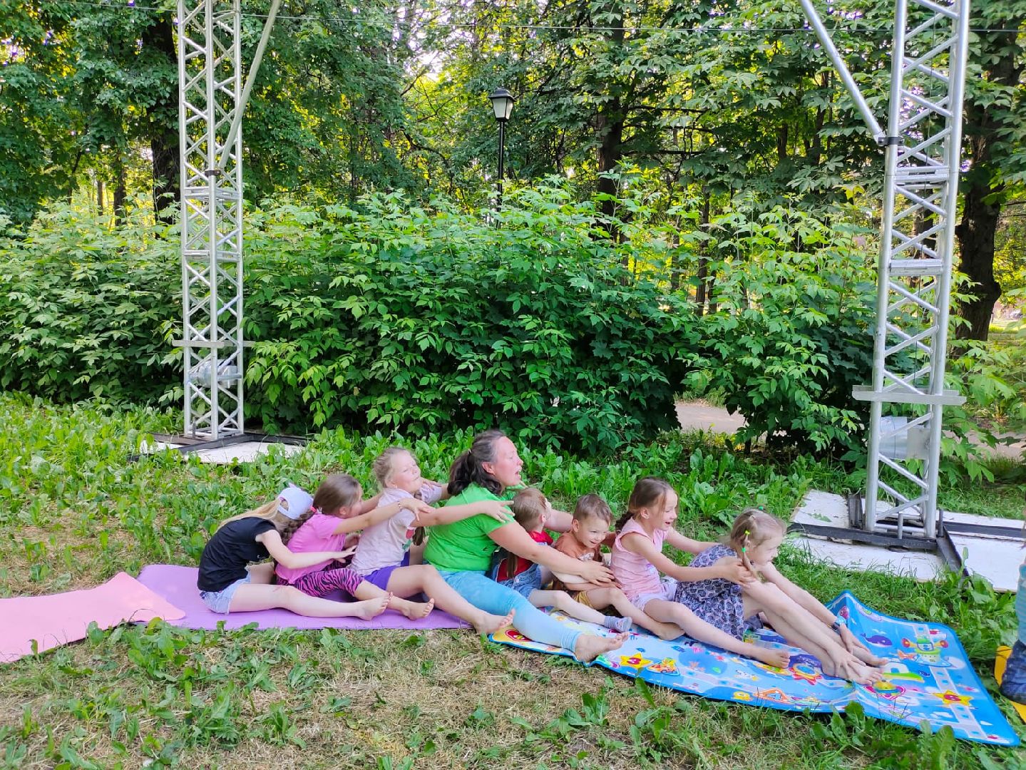 детская, йога, бесплатные, занятия, парк, сквер, 28 квартал