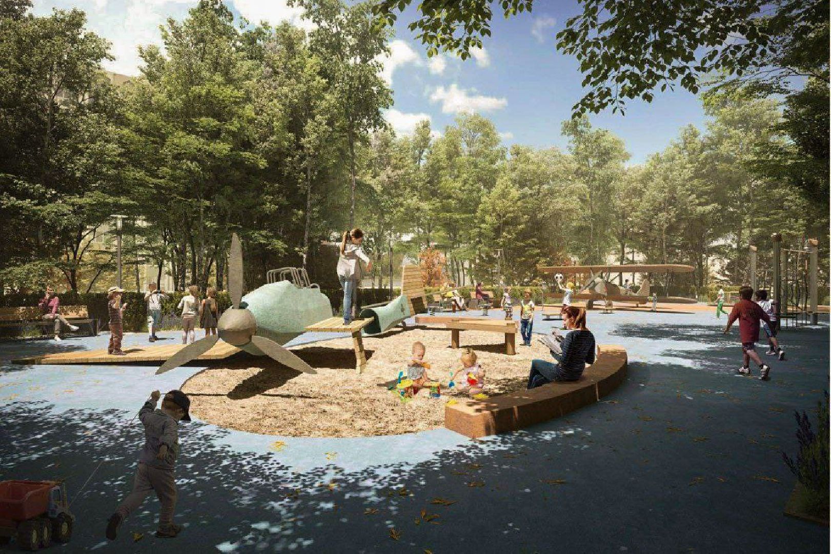 Бульвар ветеранов, Нина Распопова, Мытищи, благоустройство