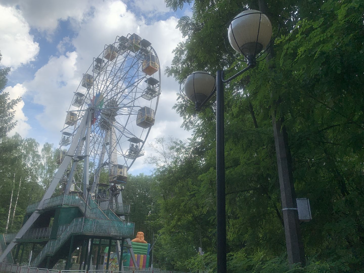 Парки, благоустройство, лето в подмосковье,Городской парк