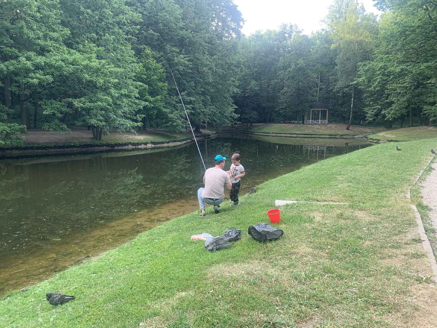 Рыбалка, День рыбаловства,отдых в Красногорске, лето в подмосковье,