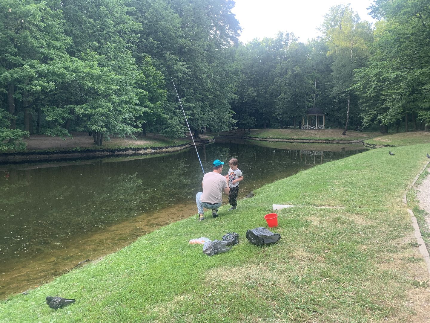 Рыбалка, День рыбаловства,отдых в Красногорске, лето в подмосковье,