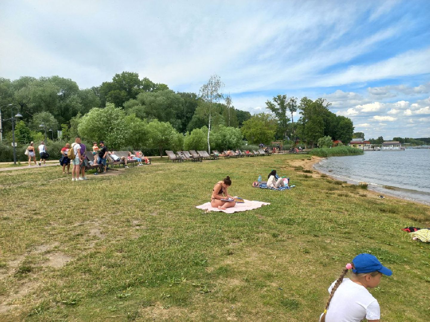 Солнечногорск, озеро, пляж, жители, туристы