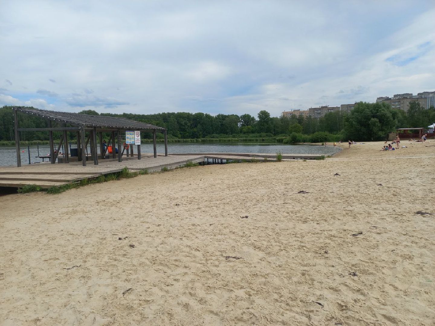 Солнечногорск, озеро, пляж, жители, туристы