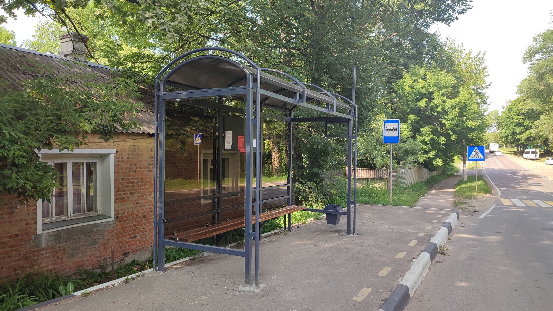 Кашира, билетная, остановка, павильон, общественный транспорт