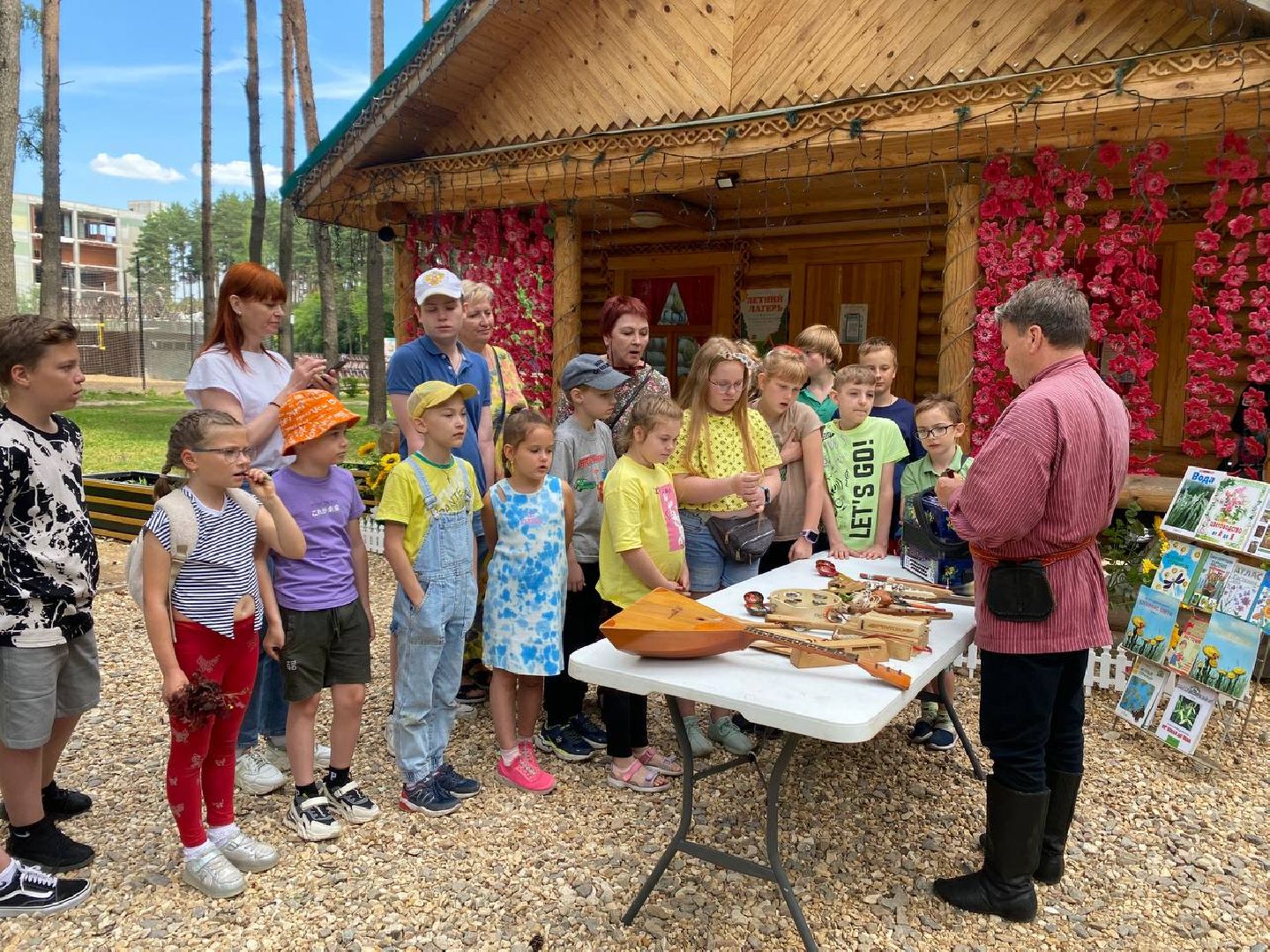 Домодедово, библиотека, детская библиотека, летний читальный зал, польза растений