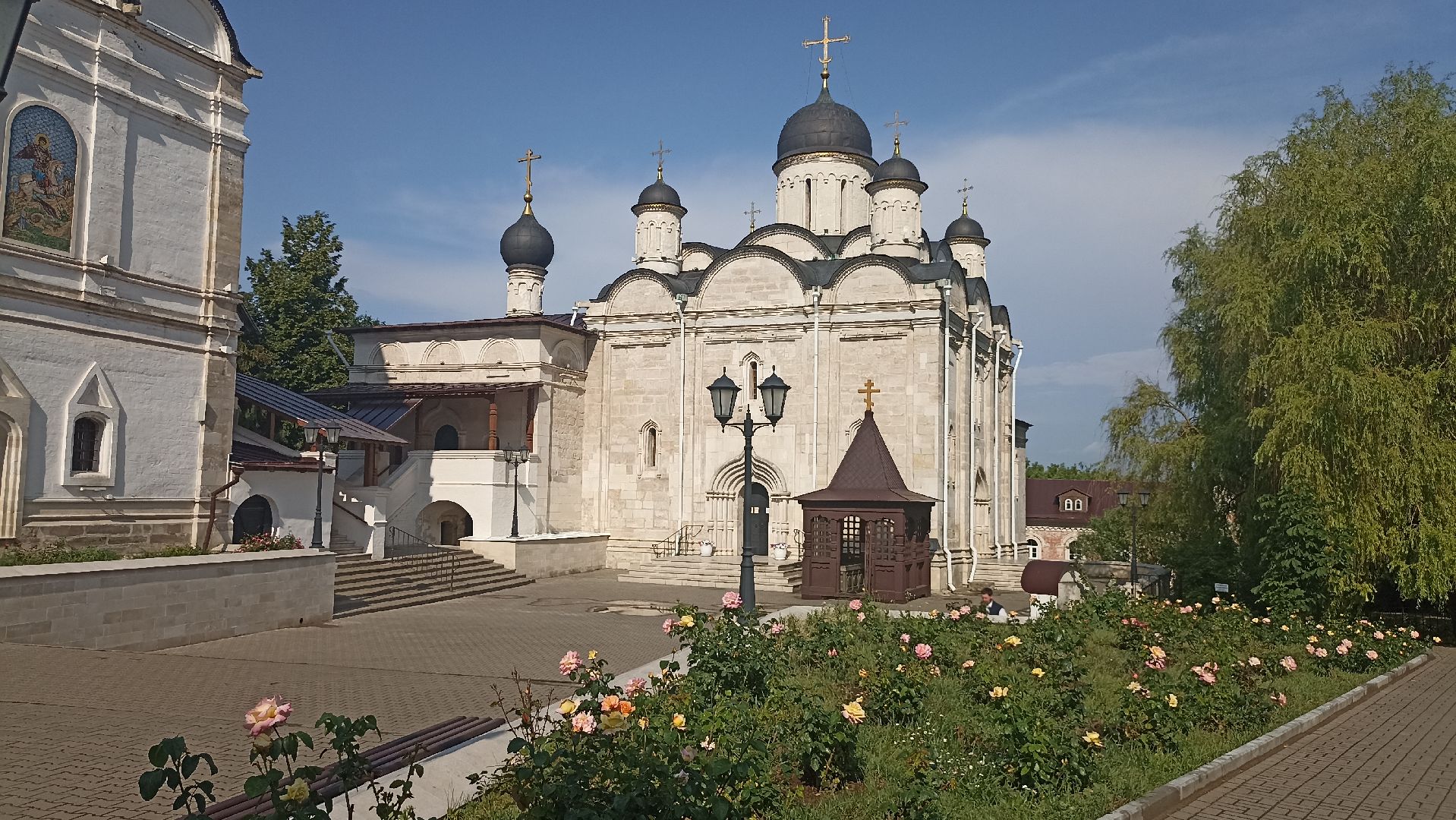 Серпухов, Подмосковье, монастырь, розы, православие