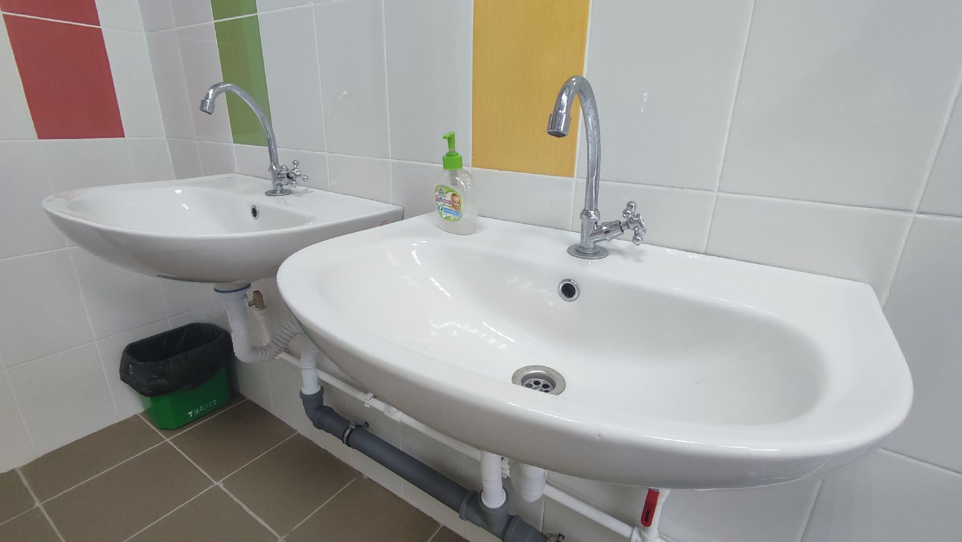 Кашира, Ожерелье, школа №10, санузел, туалет, ремонт