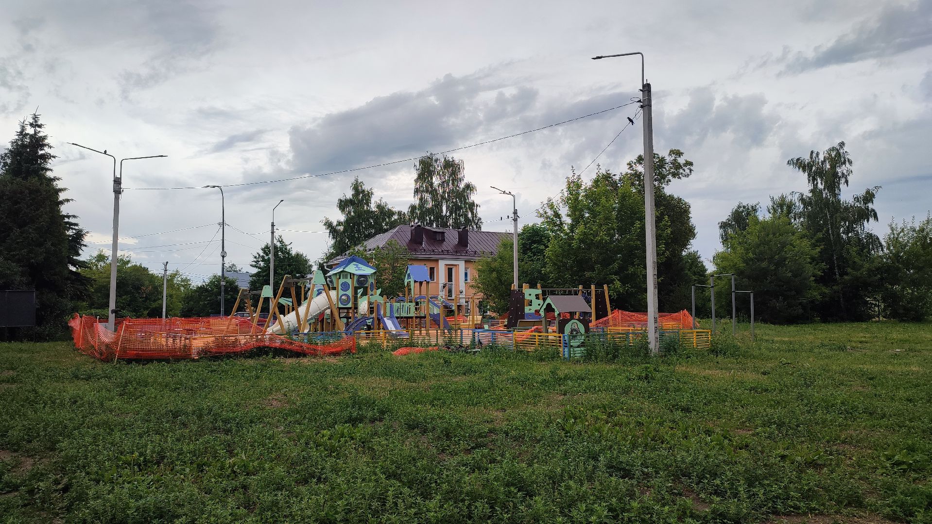 Кашира, Ожерелье, детская площадка, игровой комплекс, губернаторская программа