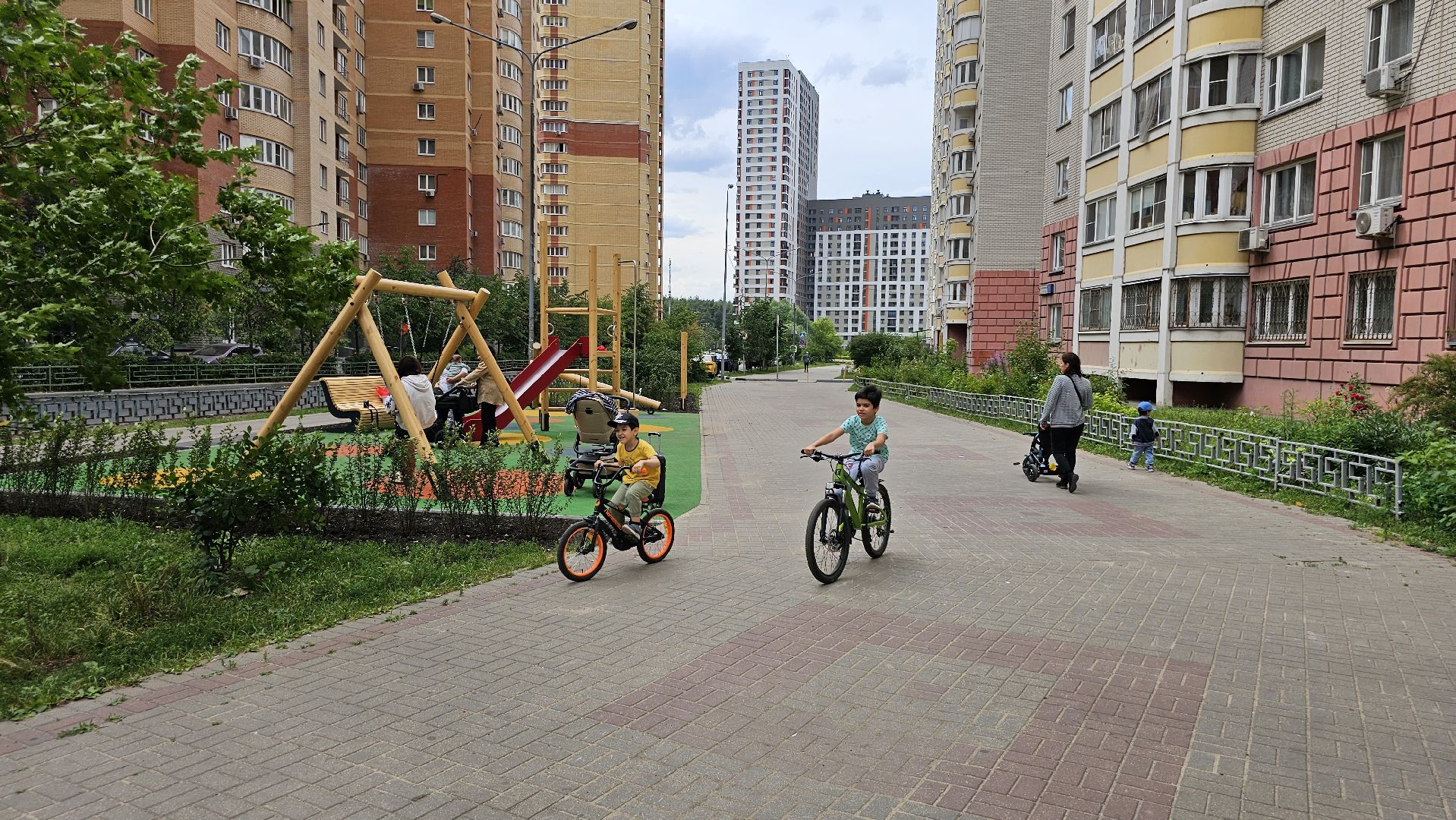 детская площадка, модернизация, благоустройство, Котельники