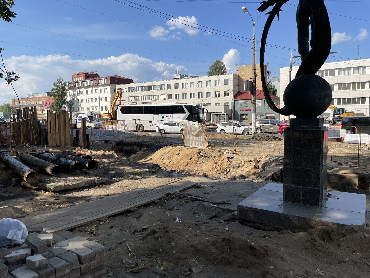 Подземный переход, реконструкция, проспект, движение