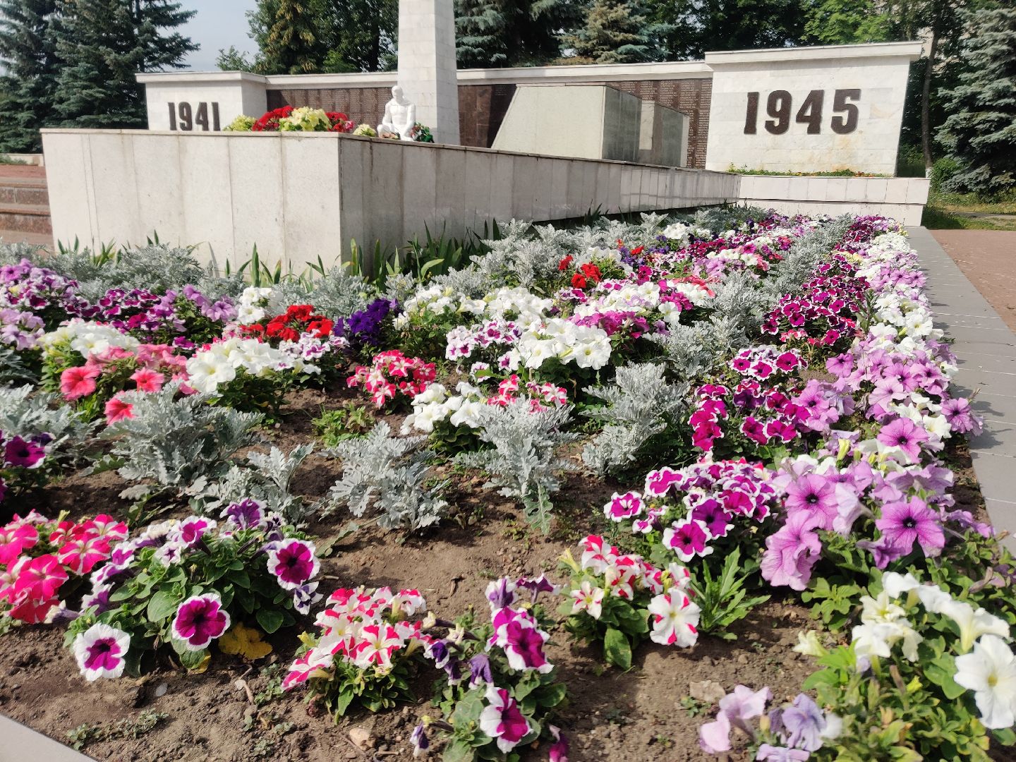 Красноармейск, Пушкинский, полив клумб, городские цветы, ЖКХ