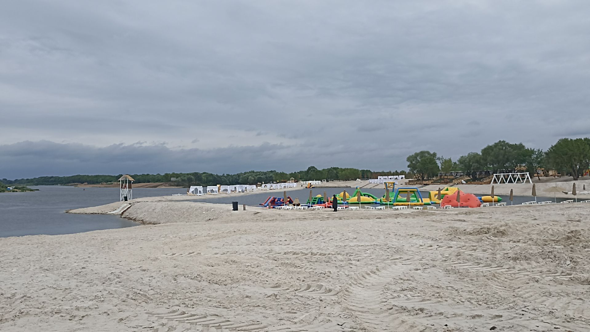 Серпухов, Подмосковье, река Ока, зона отдыха у воды, дети, спорт, отдых