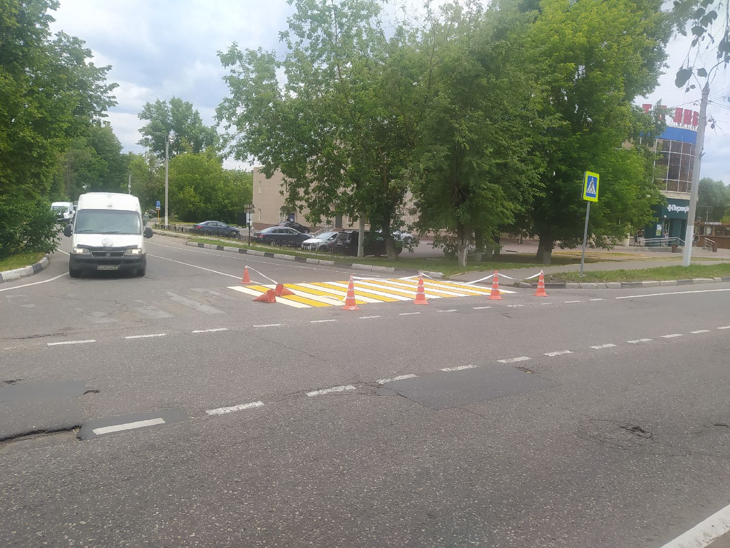 Дедовск, дороги, пешеходный переход