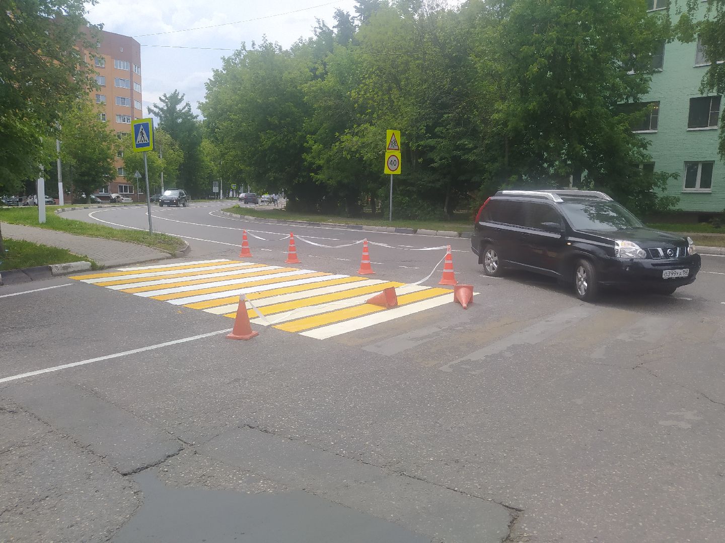 Дедовск, дороги, пешеходный переход