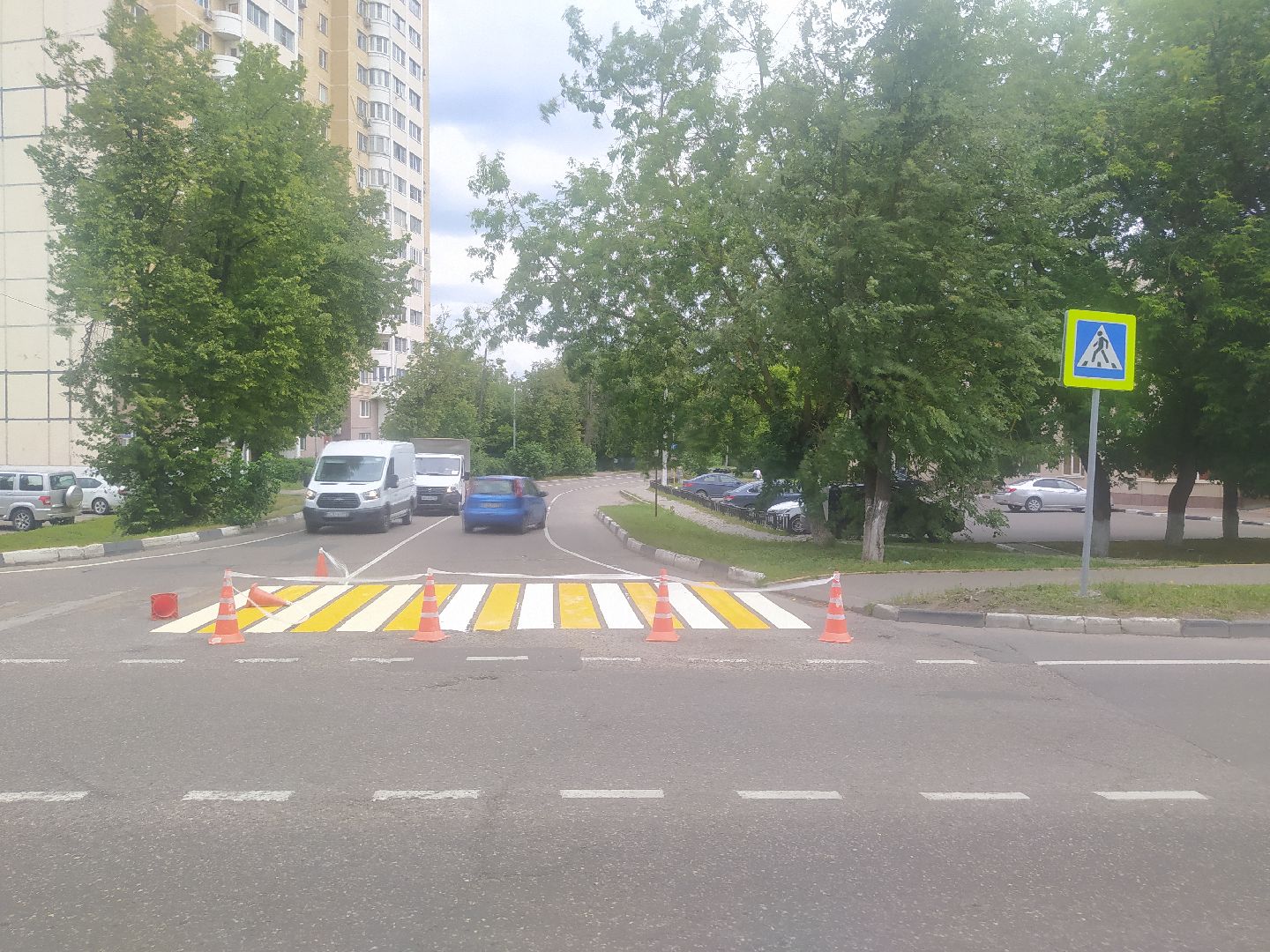 Дедовск, дороги, пешеходный переход