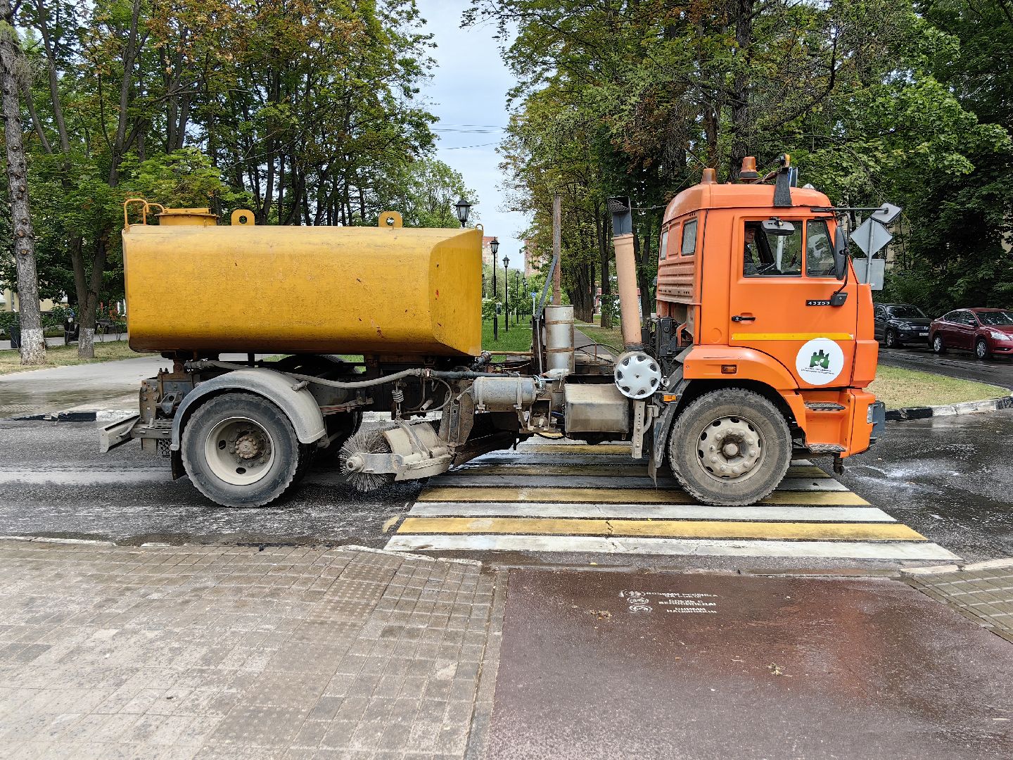 Полив, дорога, аэрация, благоустройство