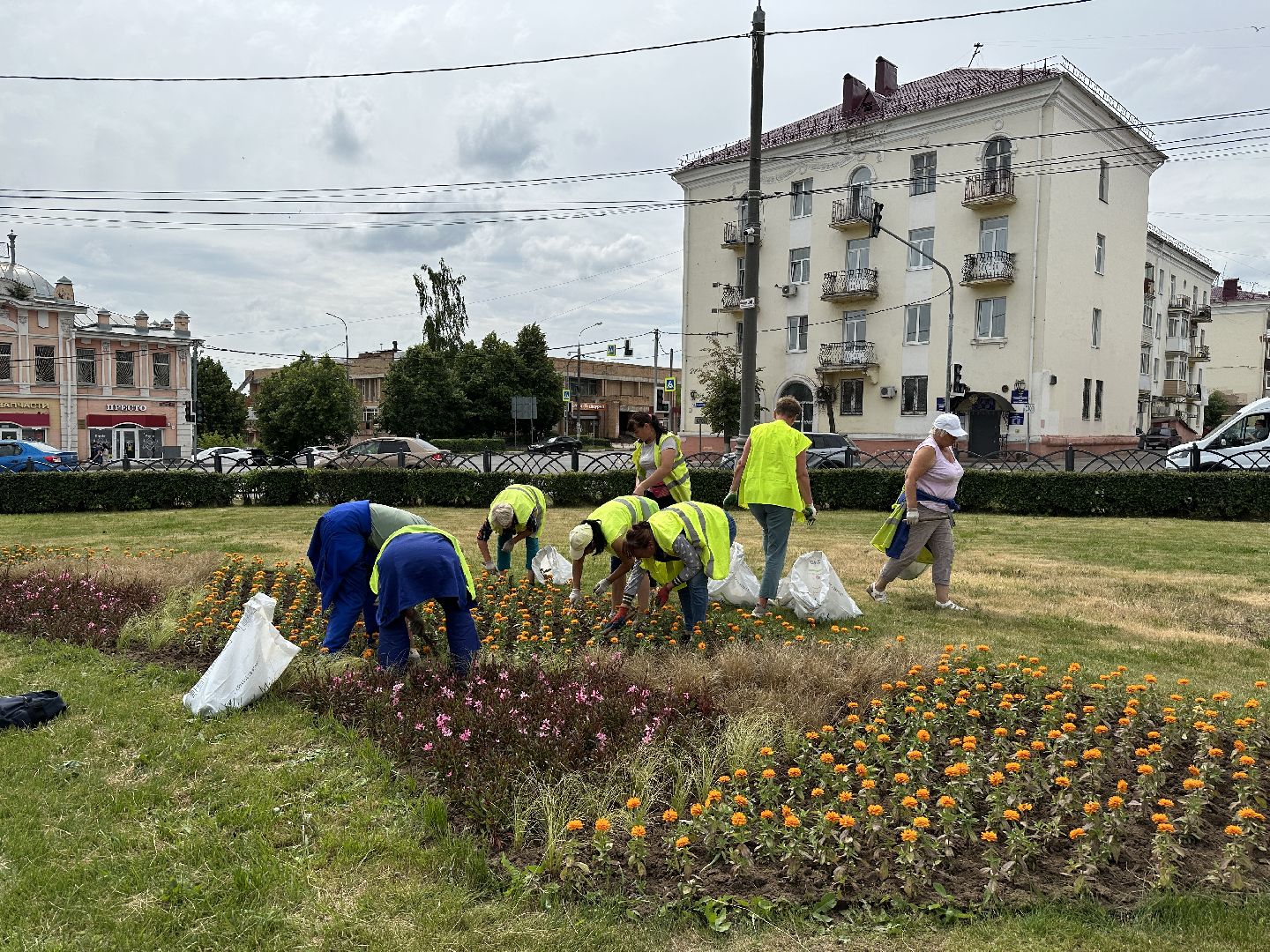 Клин, благоустройство, перемены, цветы, общество