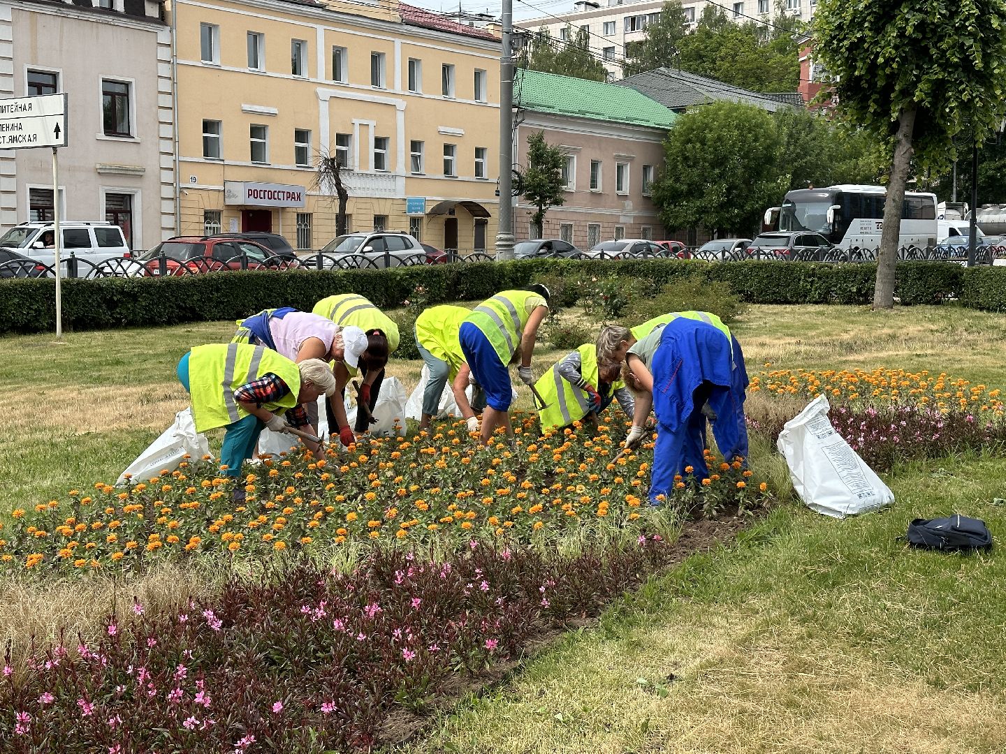Клин, благоустройство, перемены, цветы, общество