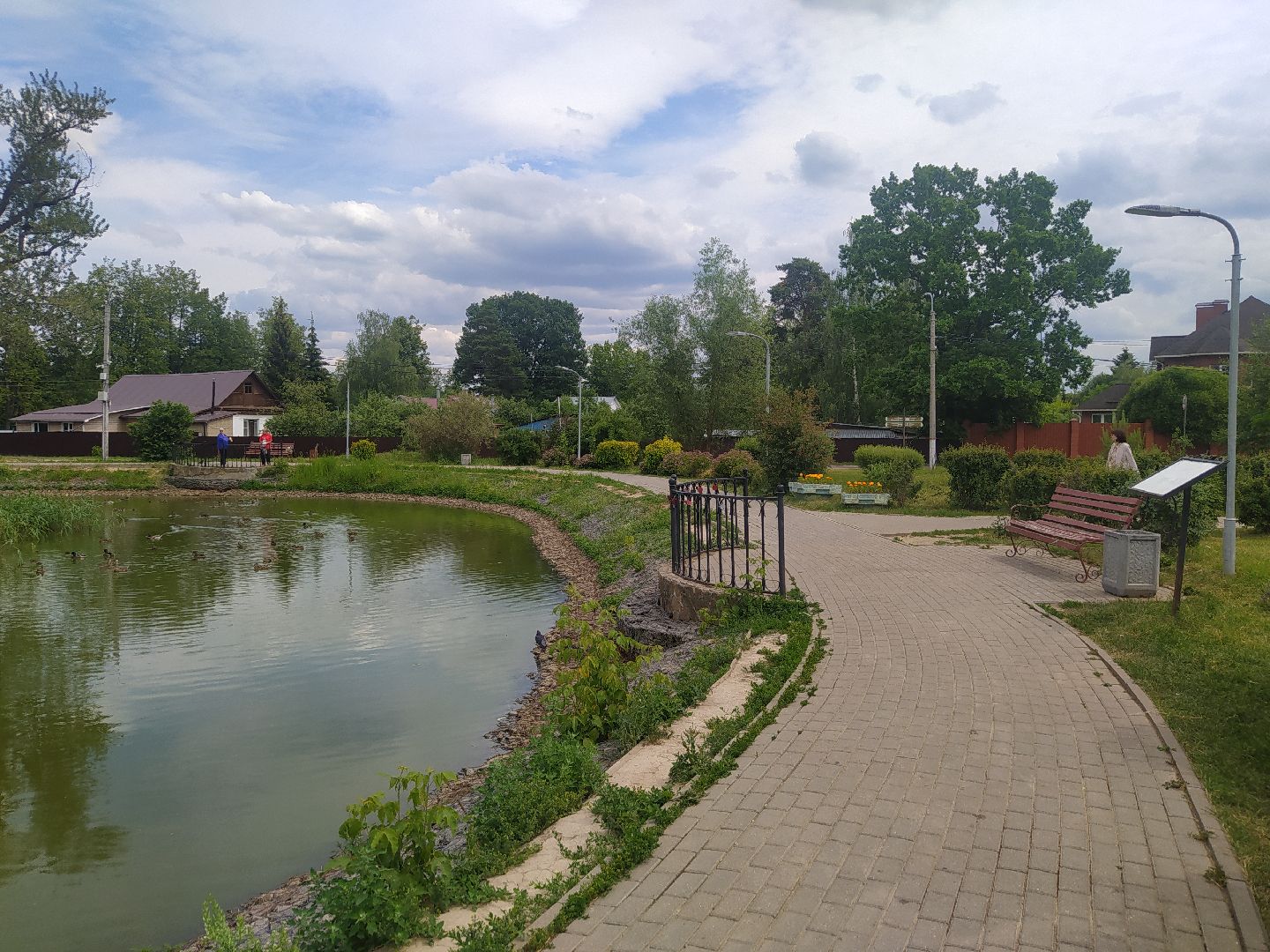 Дедовск, пруд, место притяжёния