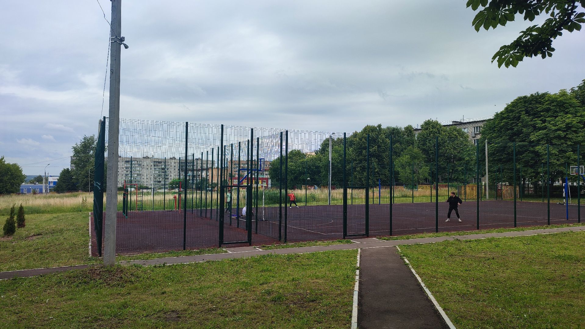 Кашира, школьные стадионы, спортплощадки, программа губернатора, Открытый стадион