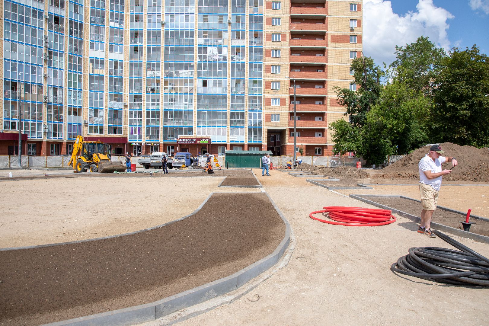 лыткарино, благоустройство, сквер,