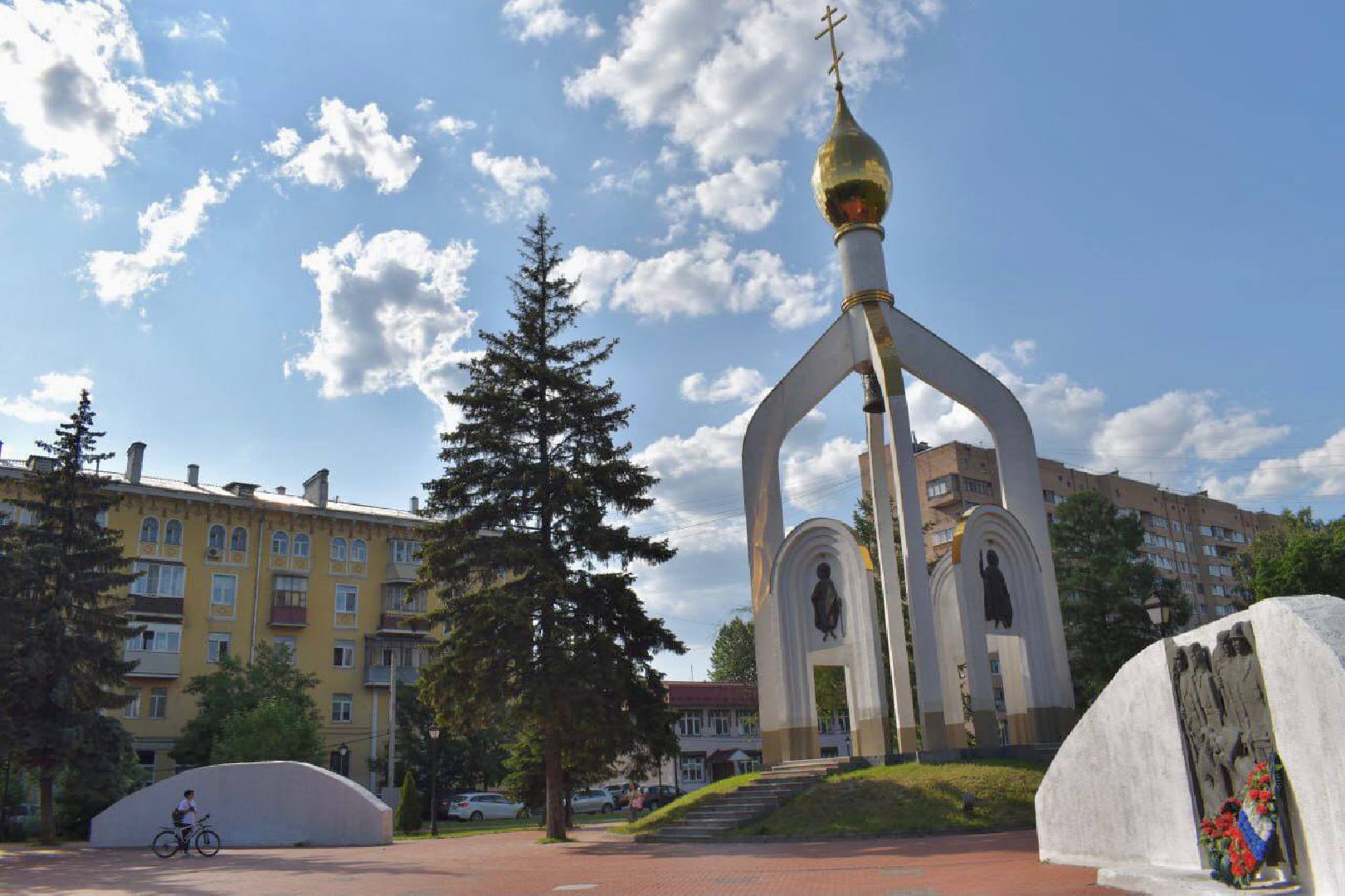 Балашиха, Подмосковье, благоустройство, памятники, звонница, инициативное бюджетирование