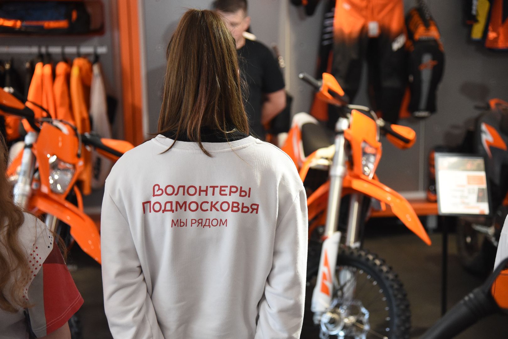 Химки, волонтеры, мотоцикл, экскурсия